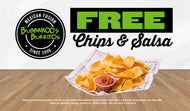 2"x3.5" FREE Chips & Salsa Discount Cards