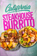 24" x 36" Double Sided CALIFORNIA STEAKHOUSE BURRITO Window Cling