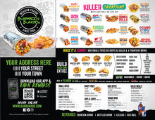 8.5" x 11" 100# GLOSSY DOUBLE SIDED TOGO / CATERING MENUS - STORE SPECIFIC