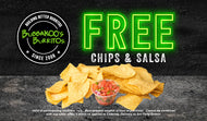 2"x3.5" FREE Chips & Salsa Discount Cards