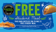 2"x3.5" FREE Student Meal Discount Cards